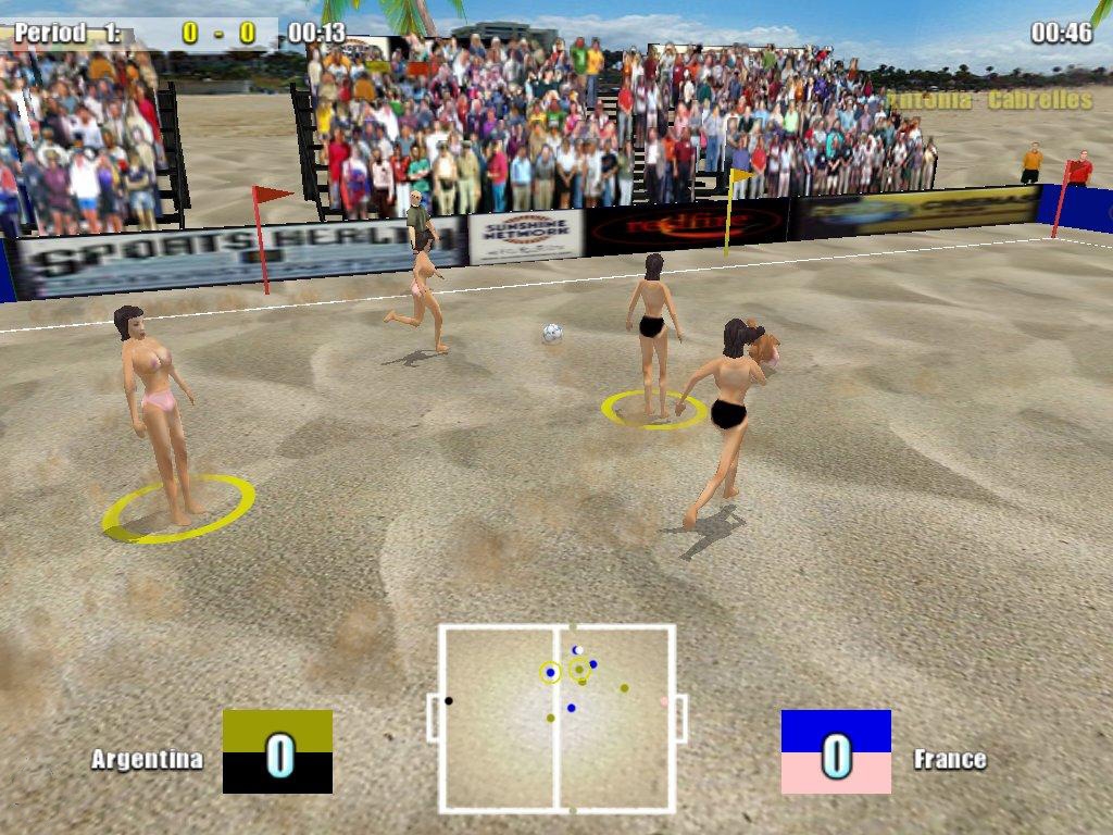 Скриншот из игры Babes & Balls Xtreme Beach Soccer & Volleyball под номером 5