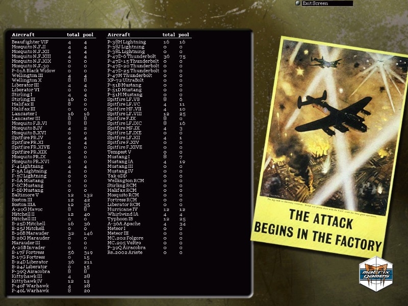 Скриншот из игры Gary Grigsby’s Eagle Day to Bombing of the Reich под номером 7