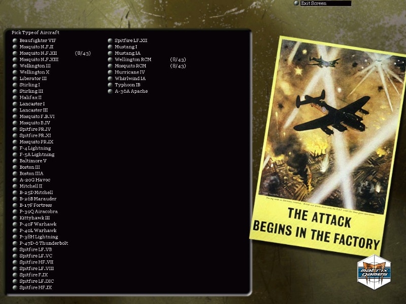 Скриншот из игры Gary Grigsby’s Eagle Day to Bombing of the Reich под номером 9