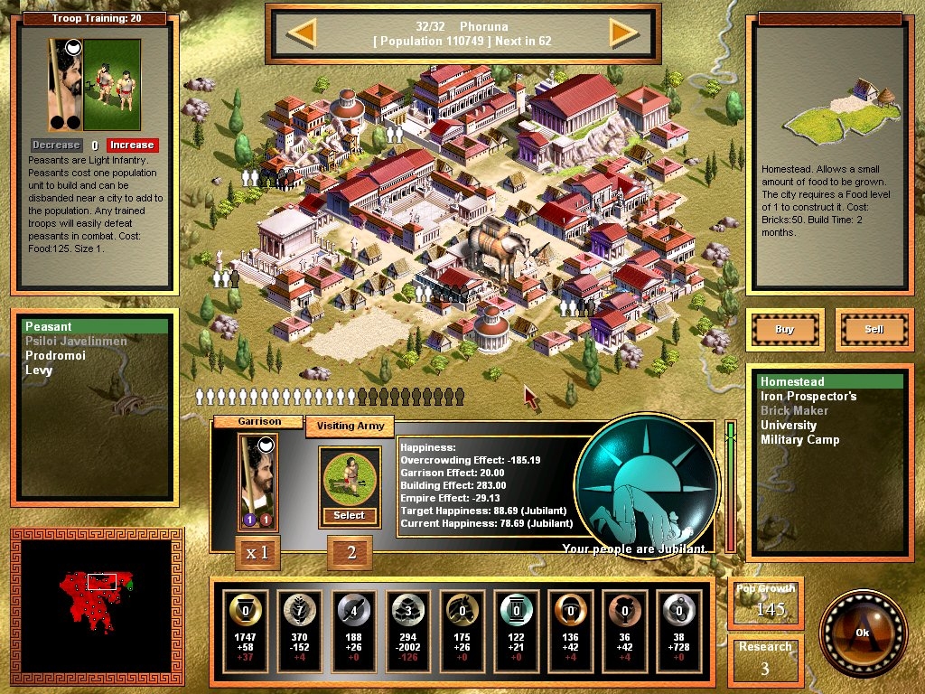 Скриншот из игры Gates of Troy под номером 2