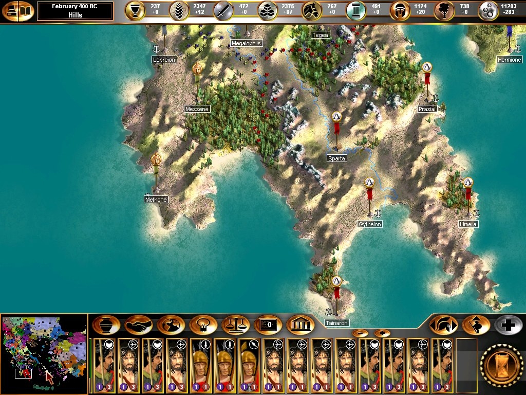 Скриншот из игры Gates of Troy под номером 4