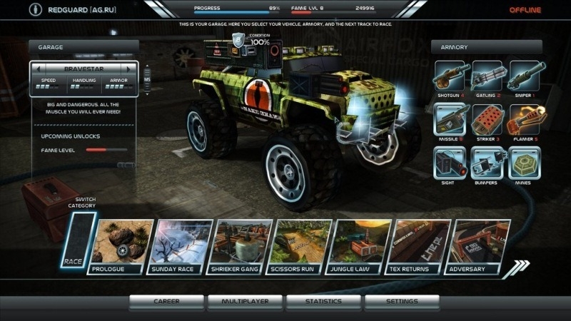 Скриншот из игры Death Rally (2011) под номером 9