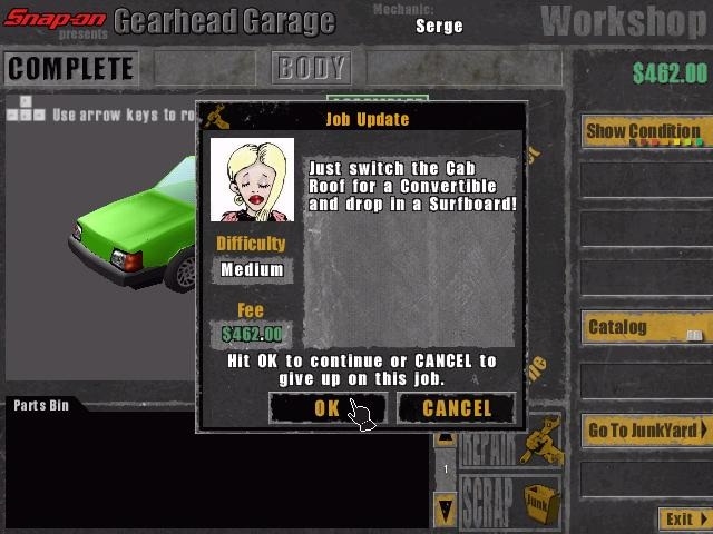 Скриншот из игры Gearhead Garage: The Virtual Mechanic под номером 9