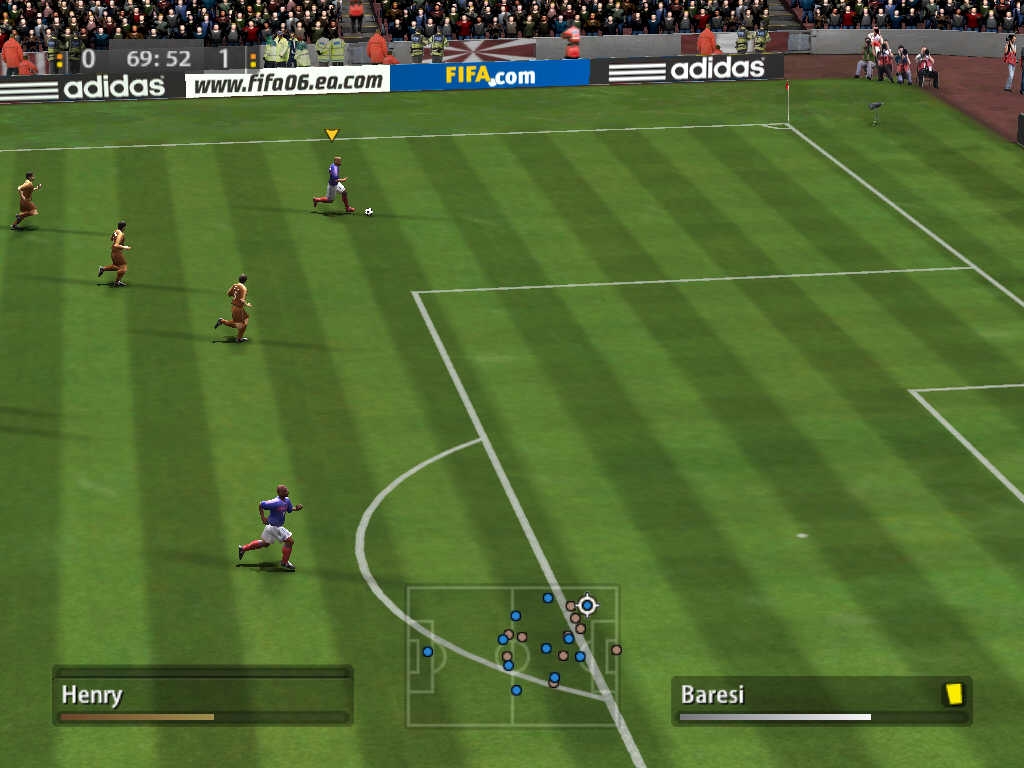Скриншот из игры FIFA 06 под номером 18