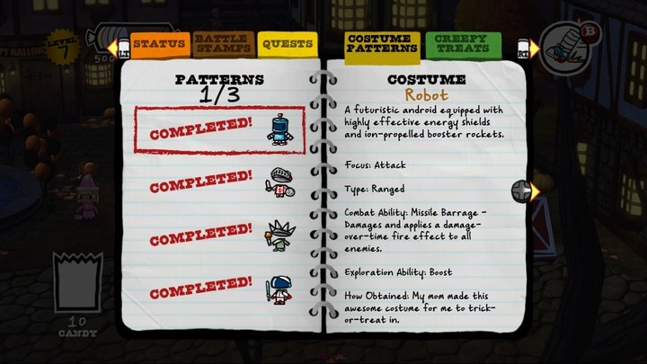 Скриншот из игры Costume Quest под номером 9