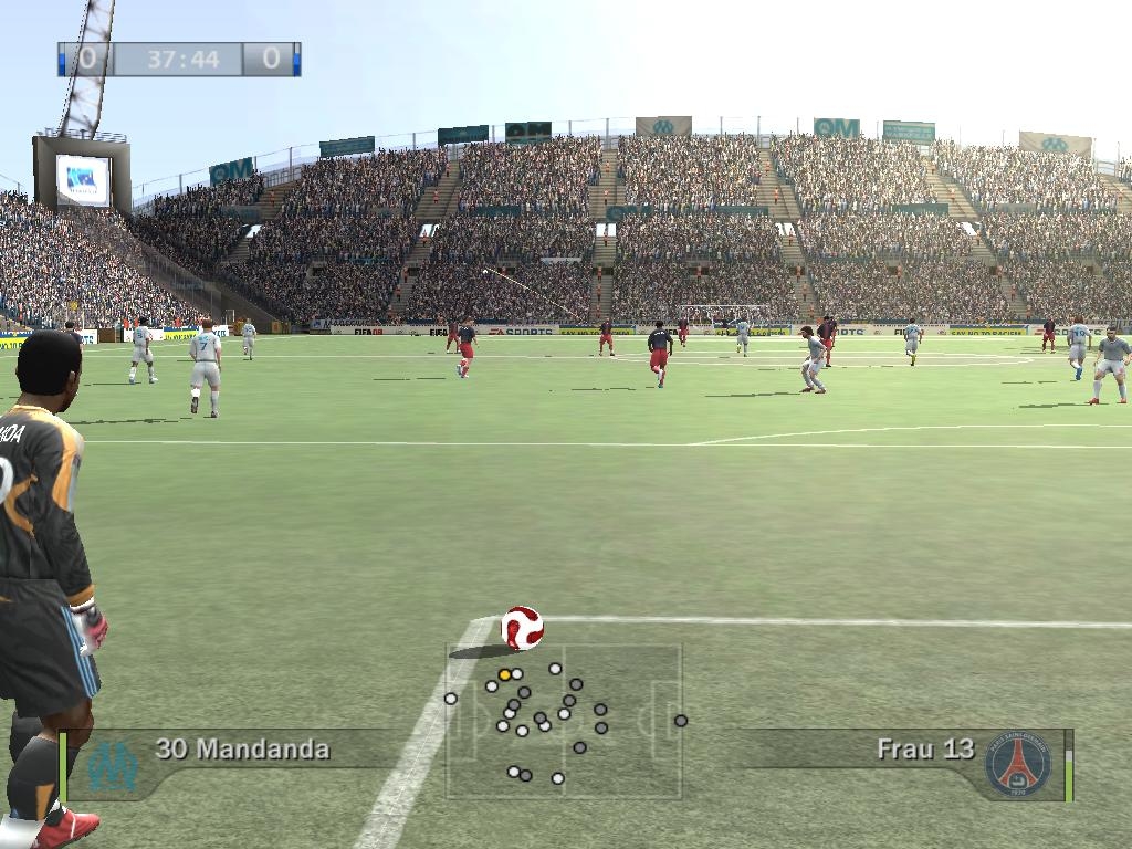 Скриншот из игры FIFA 08 под номером 4