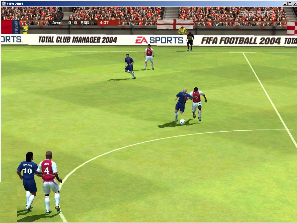 Скриншот из игры FIFA 2004 под номером 2