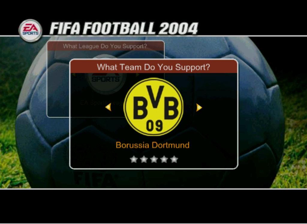 Скриншот из игры FIFA 2004 под номером 3