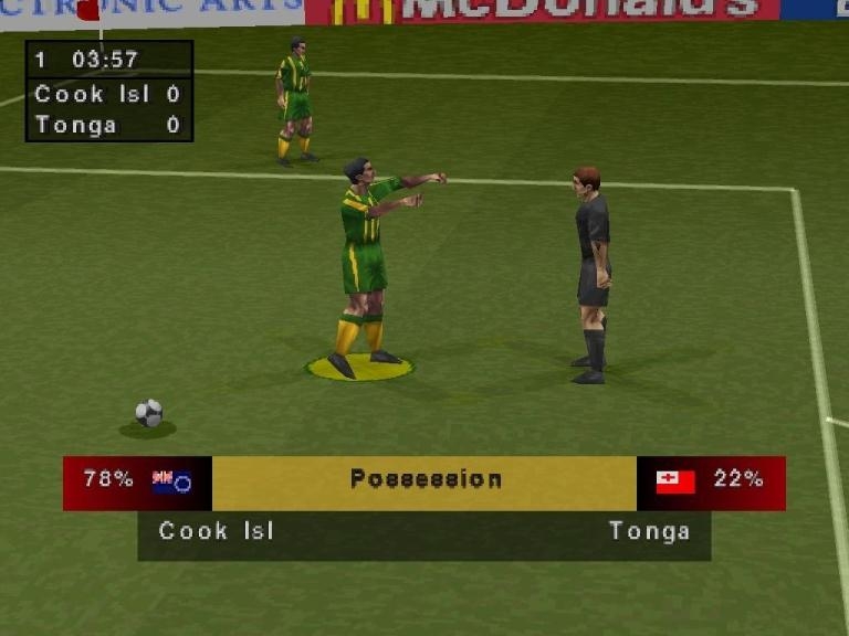 Скриншот из игры FIFA 98: Road to World Cup под номером 7