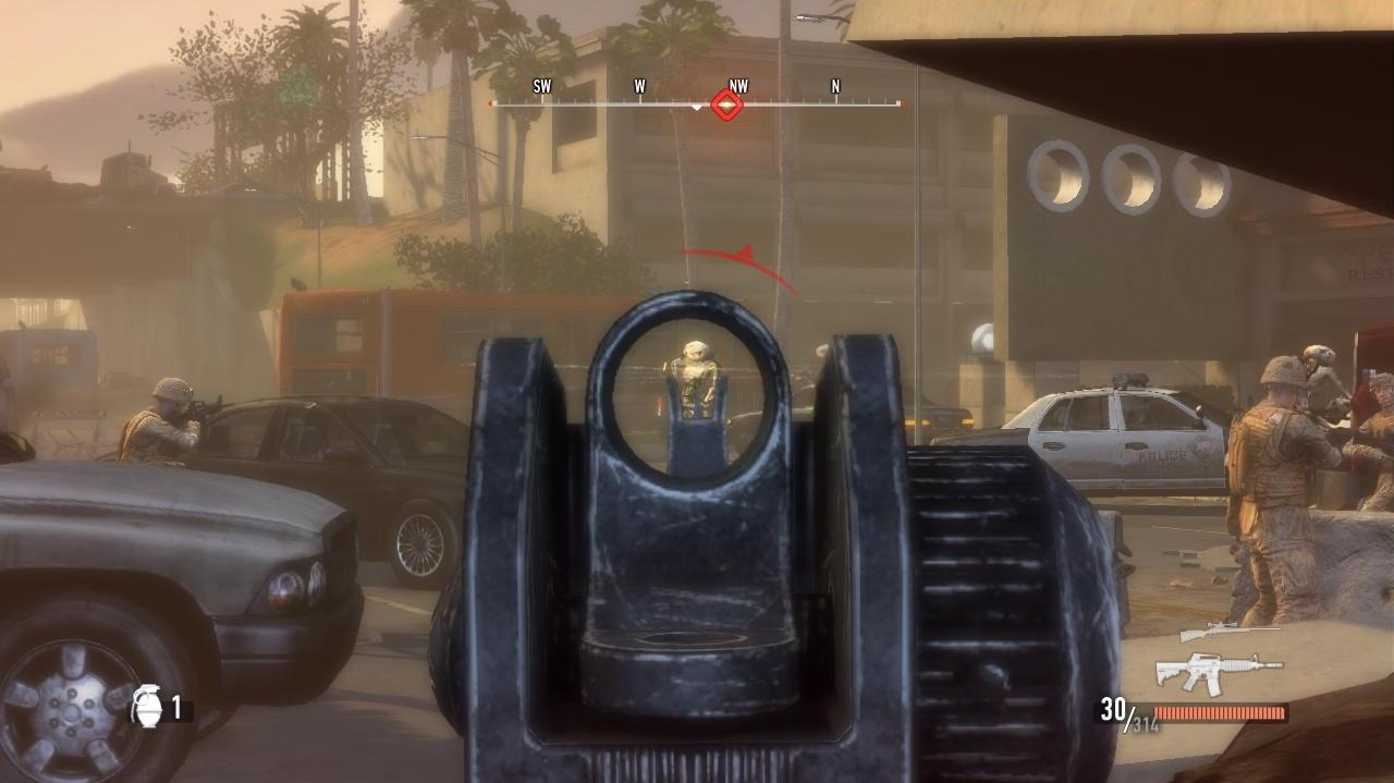 Скриншот из игры Battle: Los Angeles The Videogame под номером 10