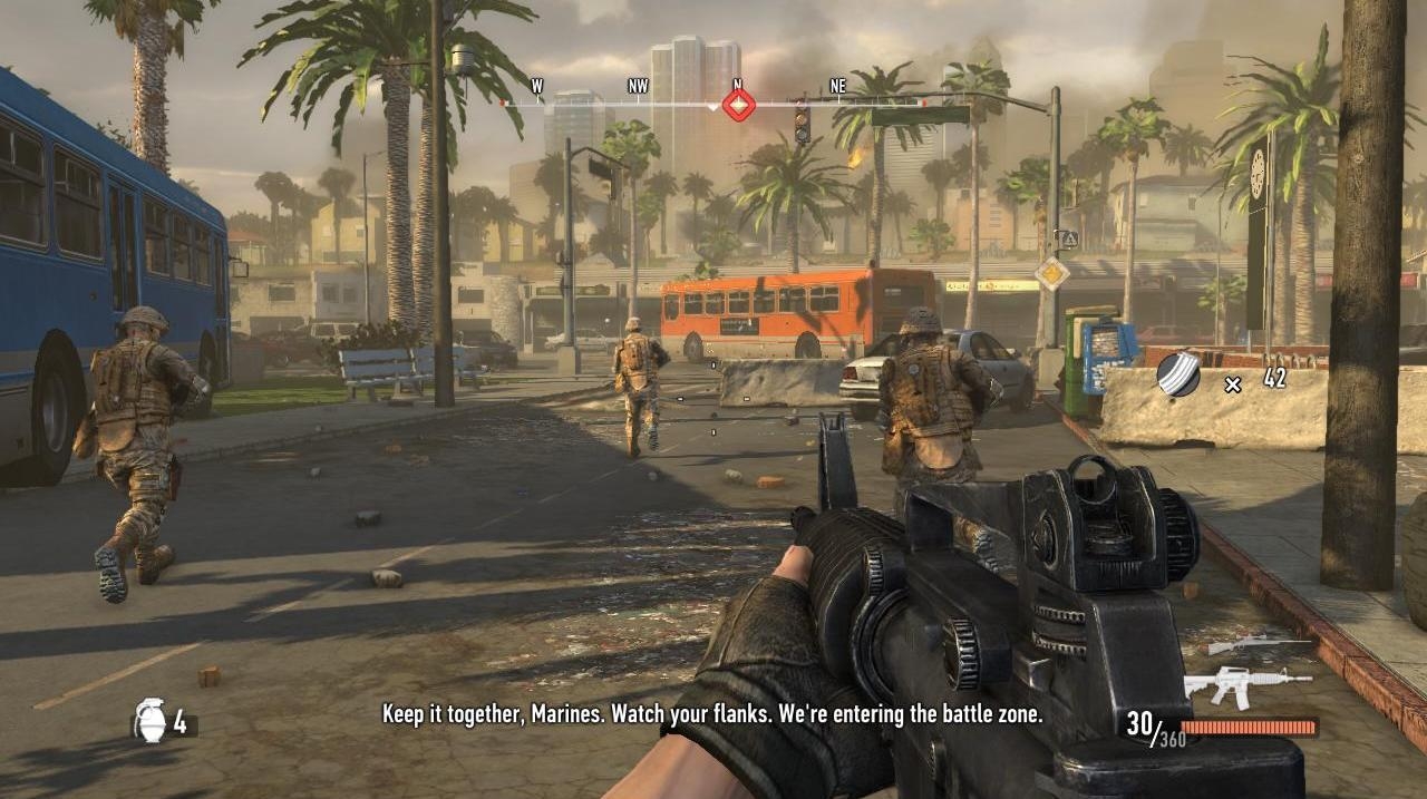 Скриншот из игры Battle: Los Angeles The Videogame под номером 57