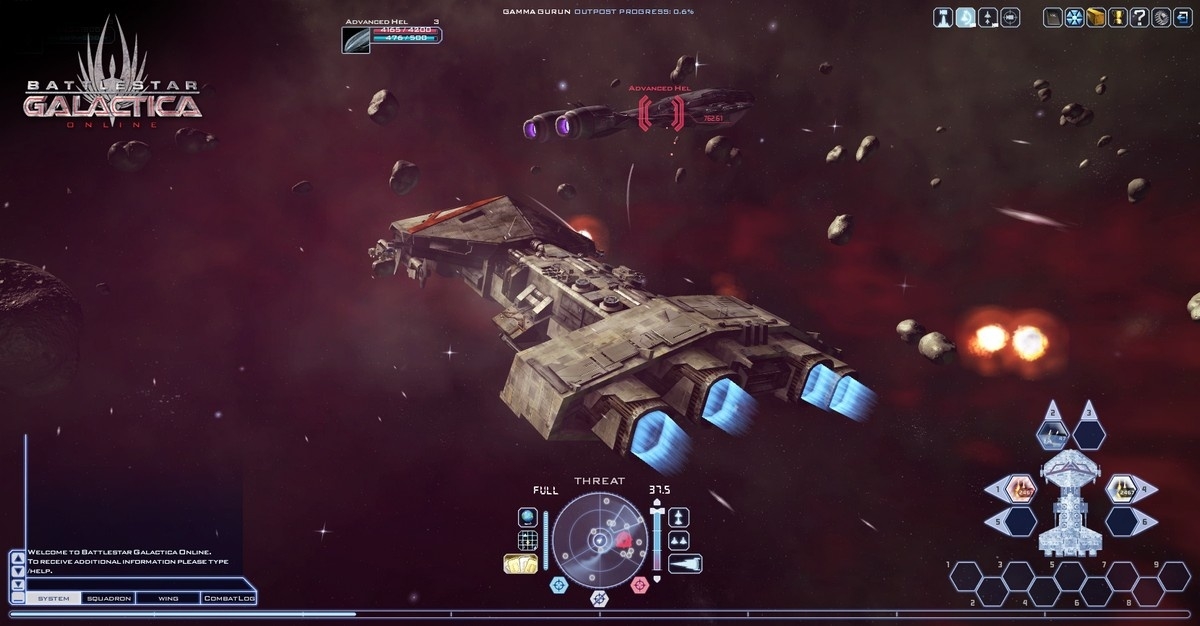 Скриншот из игры Battlestar Galactica Online под номером 2