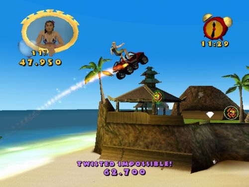 Скриншот из игры Beach King Stunt Racer под номером 2