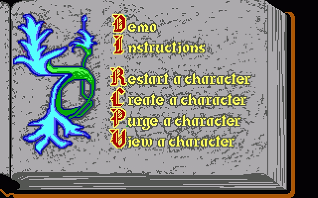 Скриншот из игры Questron 2 под номером 2