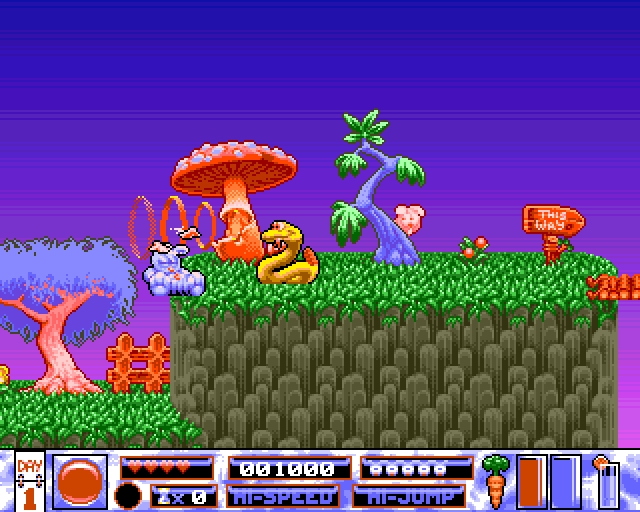 Скриншот из игры Quik: The Thunder Rabbit под номером 10