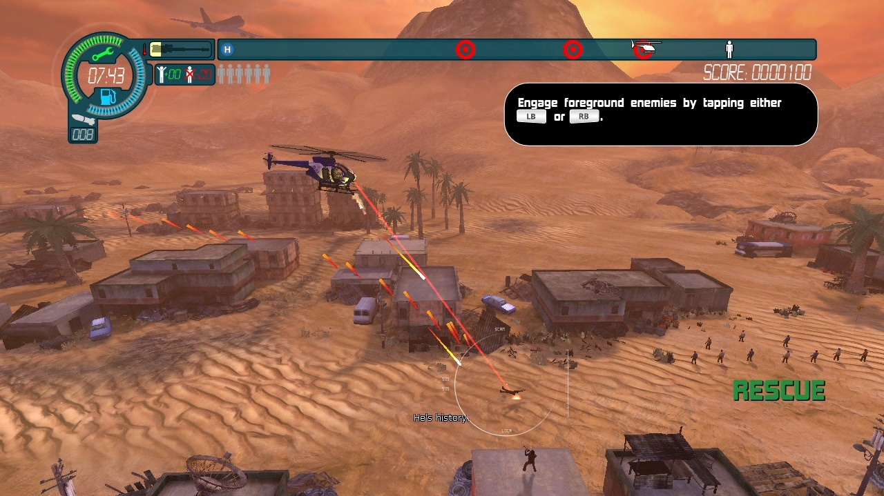 Скриншот из игры Choplifter HD под номером 7