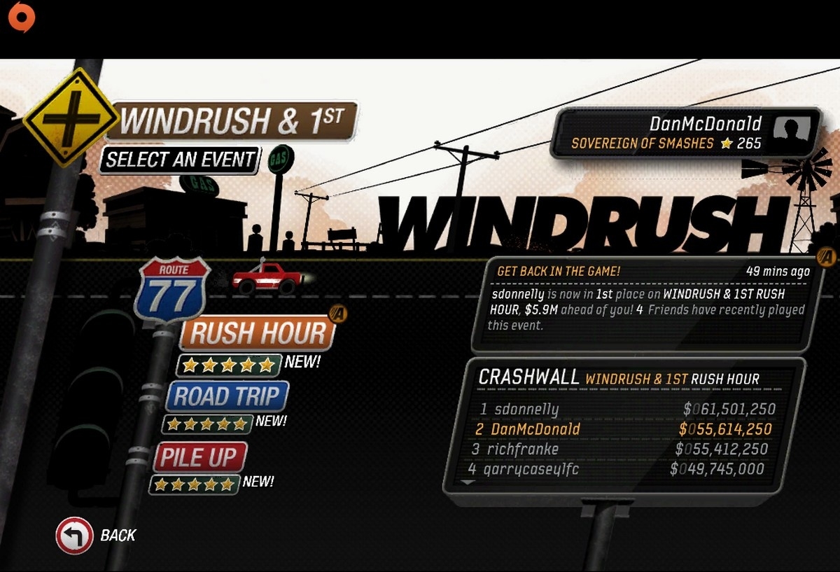 Скриншот из игры Burnout Crash под номером 5