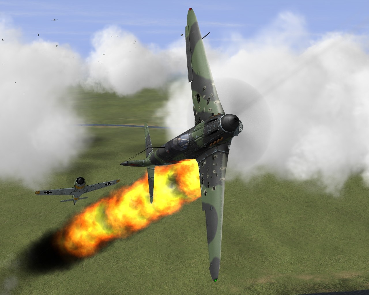 Скриншот из игры Ил-2 Штурмовик: Чужое небо под номером 2