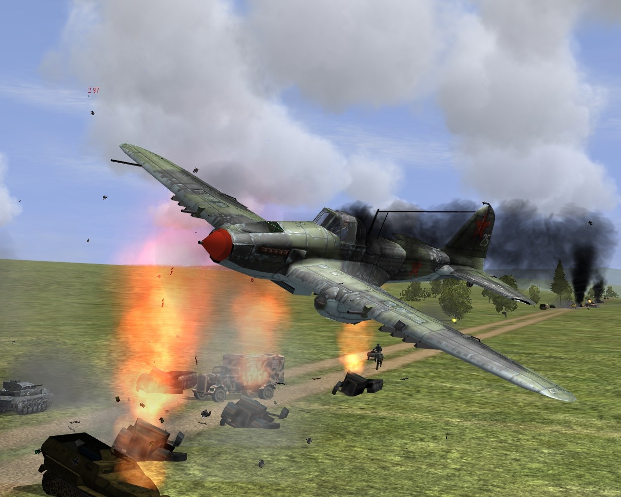 Скриншот из игры Ил-2 Штурмовик: Чужое небо под номером 4