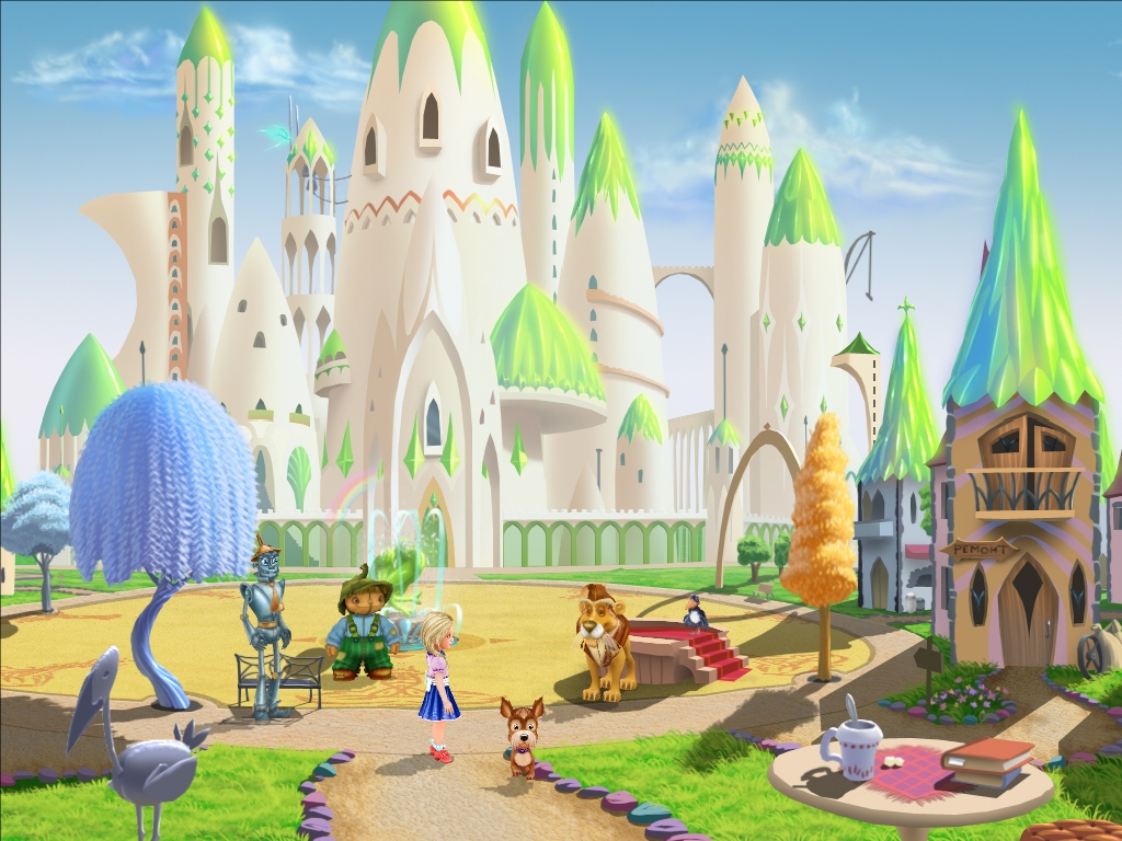 Скриншот из игры Волшебник Изумрудного города: Буквы и цифры с Элли под номером 2