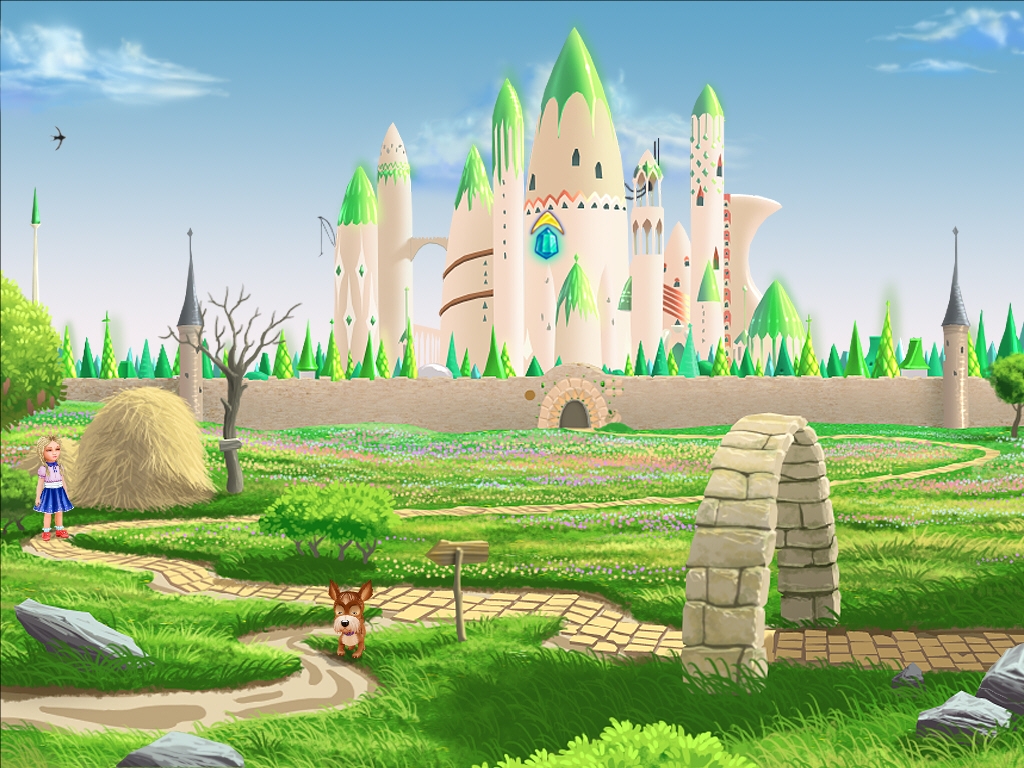 Скриншот из игры Волшебник Изумрудного города: Буквы и цифры с Элли под номером 3