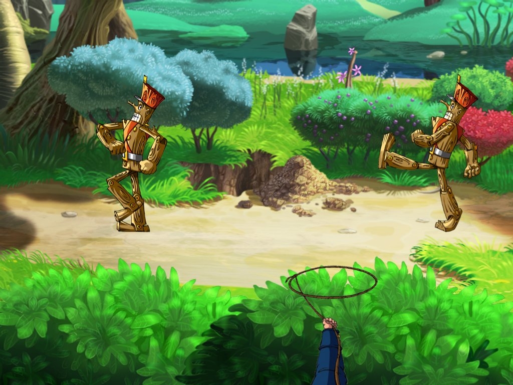 Скриншот из игры Волшебник Изумрудного города: Урфин Джюс и его деревянные солдаты под номером 1