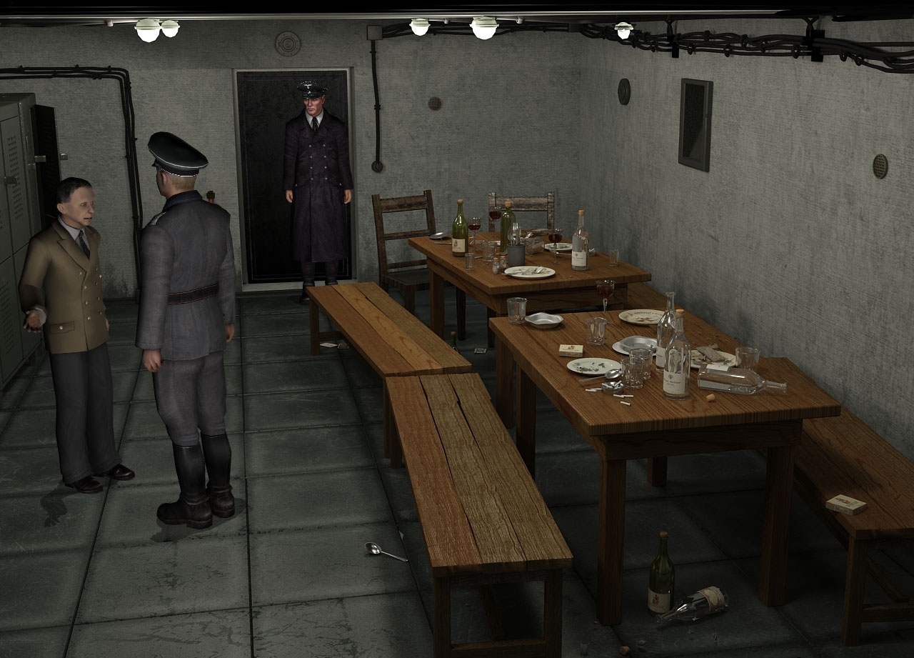 Скриншот из игры Архивы НКВД: Охота на Фюрера. Операция «Бункер» под номером 6