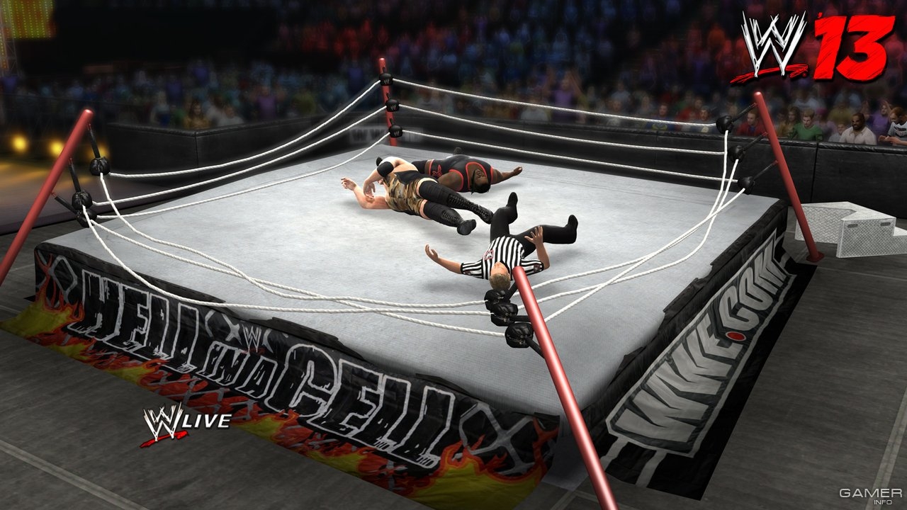 Скриншот из игры WWE 