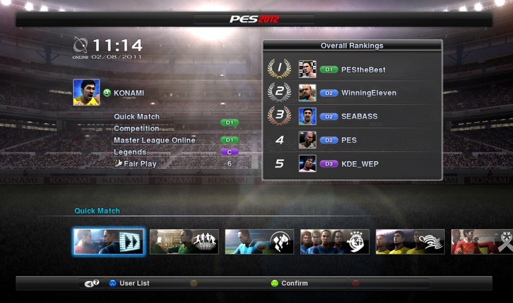 Скриншот из игры Pro Evolution Soccer 2012 под номером 53