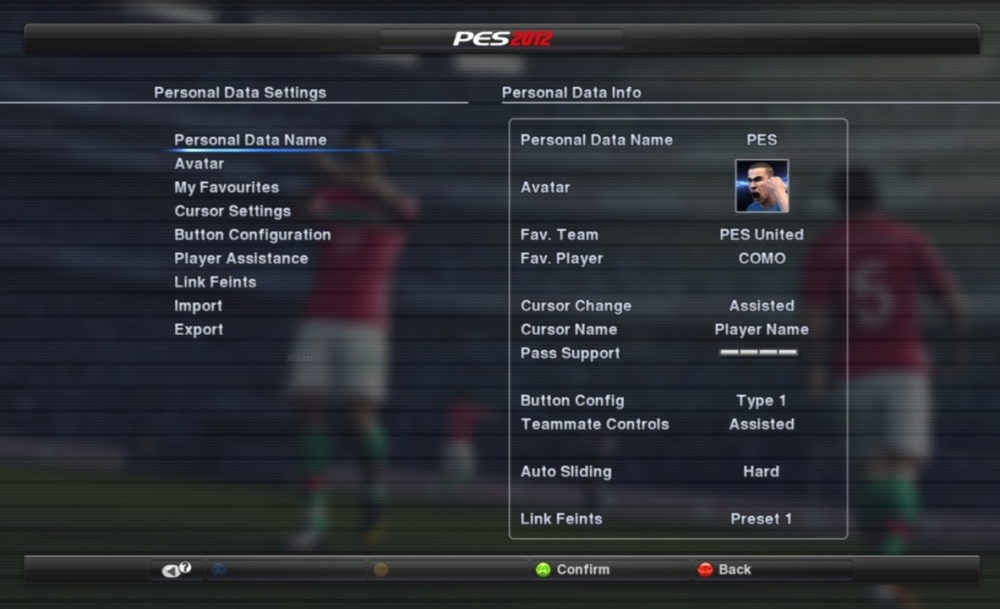Скриншот из игры Pro Evolution Soccer 2012 под номером 70
