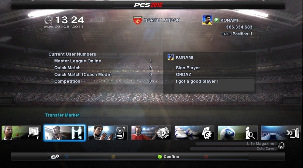 Скриншот из игры Pro Evolution Soccer 2012 под номером 84
