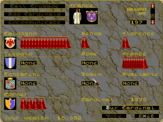 Скриншот из игры Machiavelli the Prince под номером 6