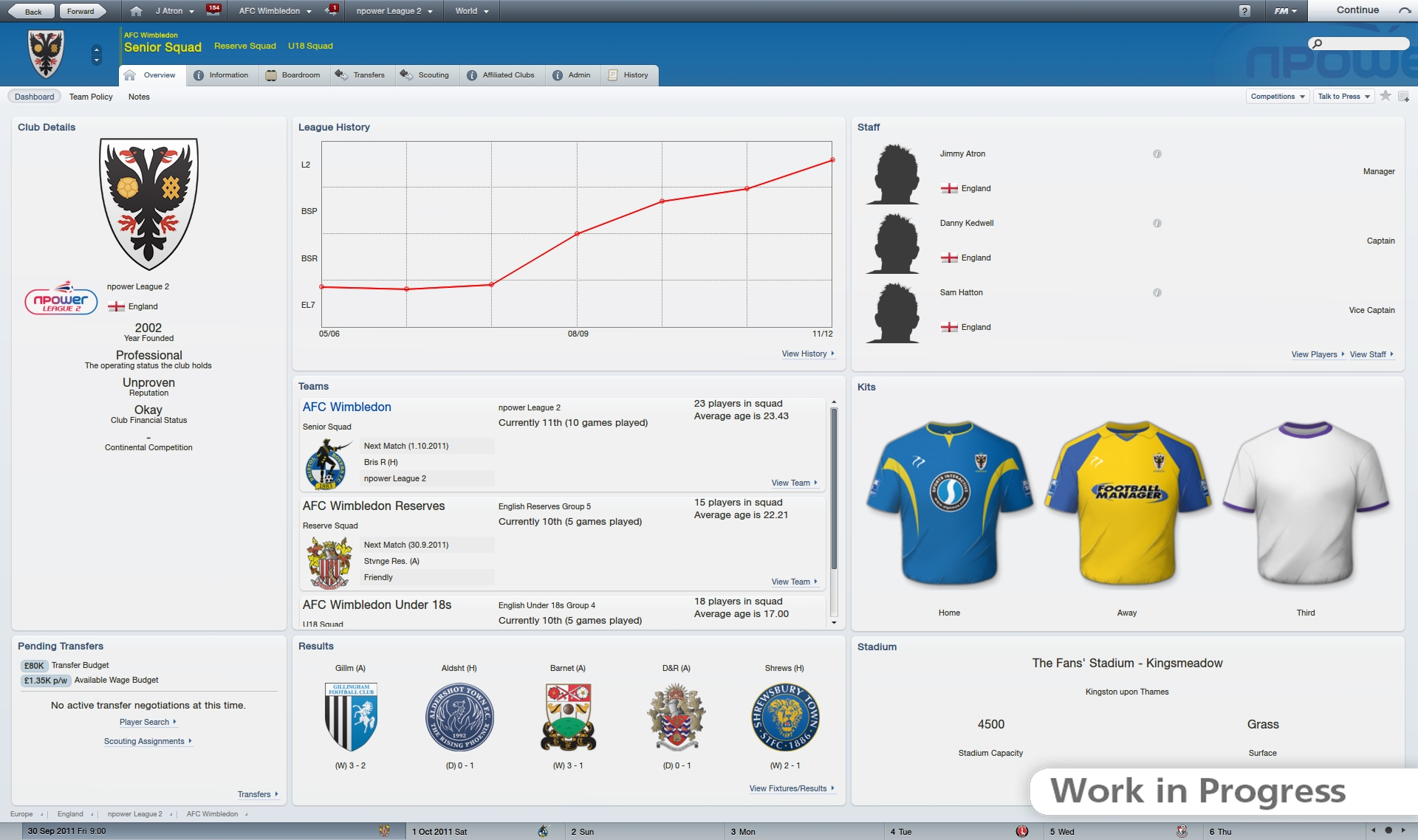 Скриншот из игры Football Manager 2012 под номером 1