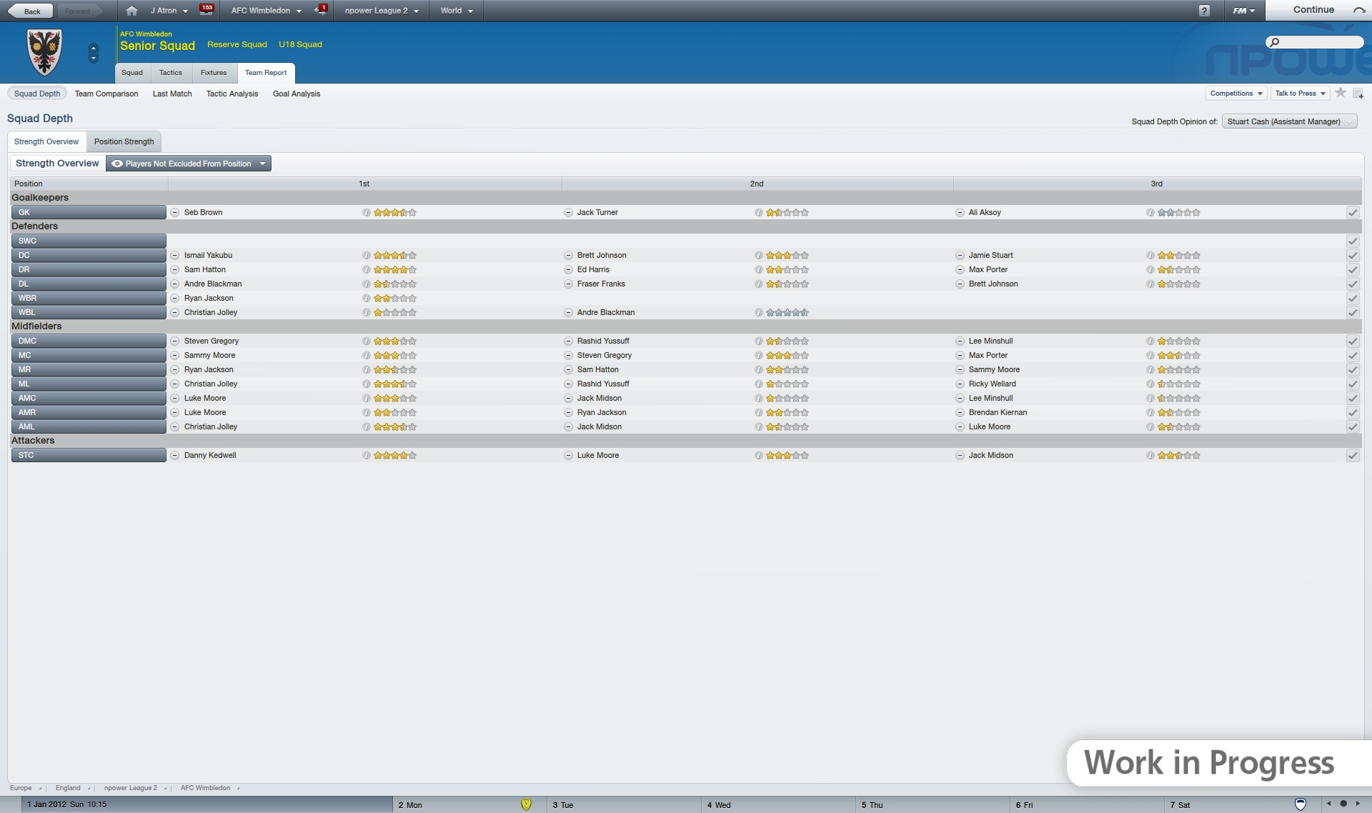 Скриншот из игры Football Manager 2012 под номером 3