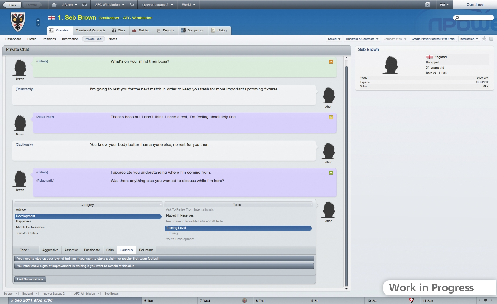 Скриншот из игры Football Manager 2012 под номером 6