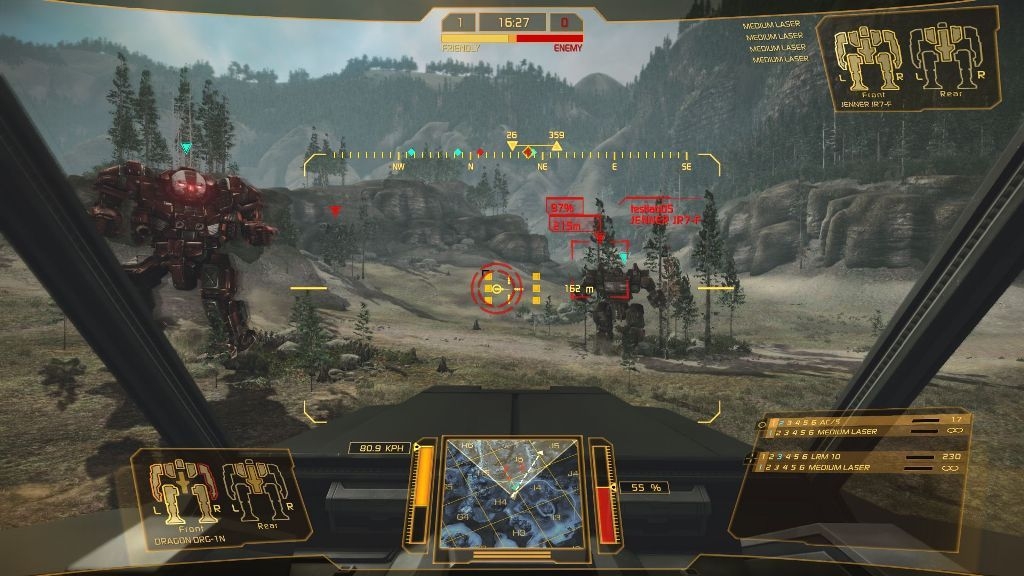 Скриншот из игры MechWarrior Online под номером 48