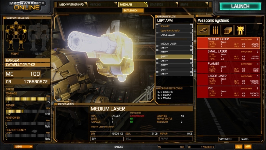 Скриншот из игры MechWarrior Online под номером 54