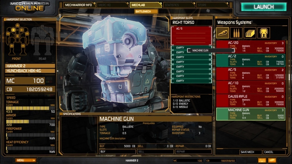 Скриншот из игры MechWarrior Online под номером 56