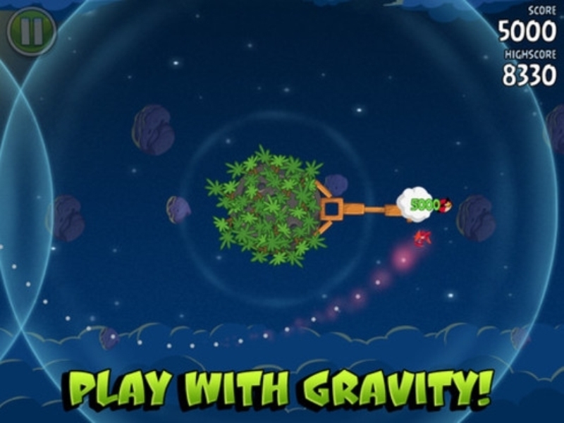 Скриншот из игры Angry Birds Space под номером 15