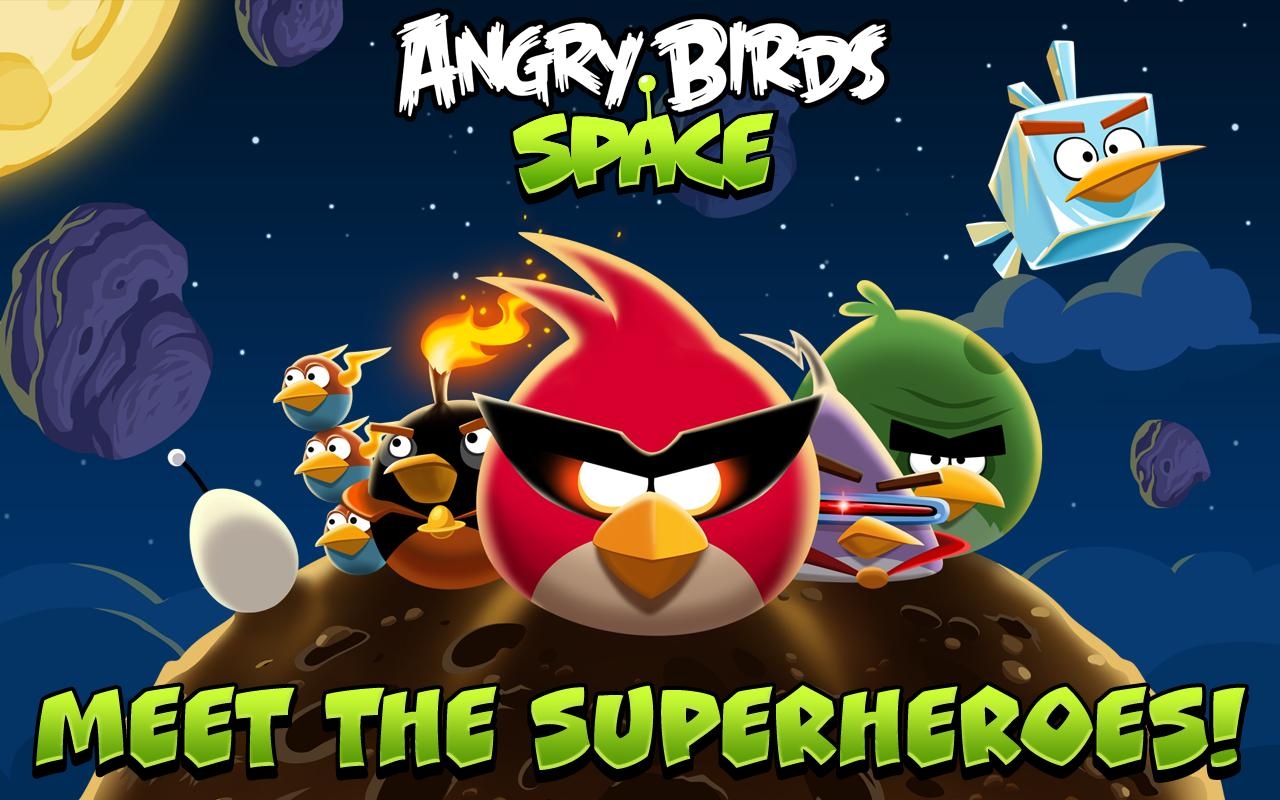 Скриншот из игры Angry Birds Space под номером 2