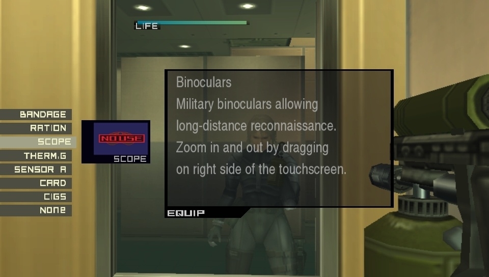 Скриншот из игры Metal Gear Solid HD Collection под номером 16