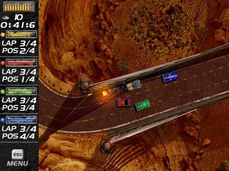 Скриншот из игры Mad Cars под номером 1
