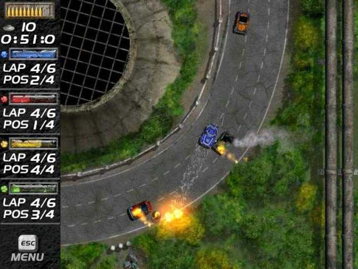 Скриншот из игры Mad Cars под номером 4