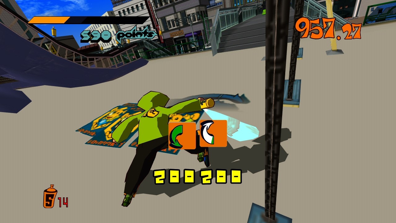 Скриншот из игры Jet Set Radio под номером 44