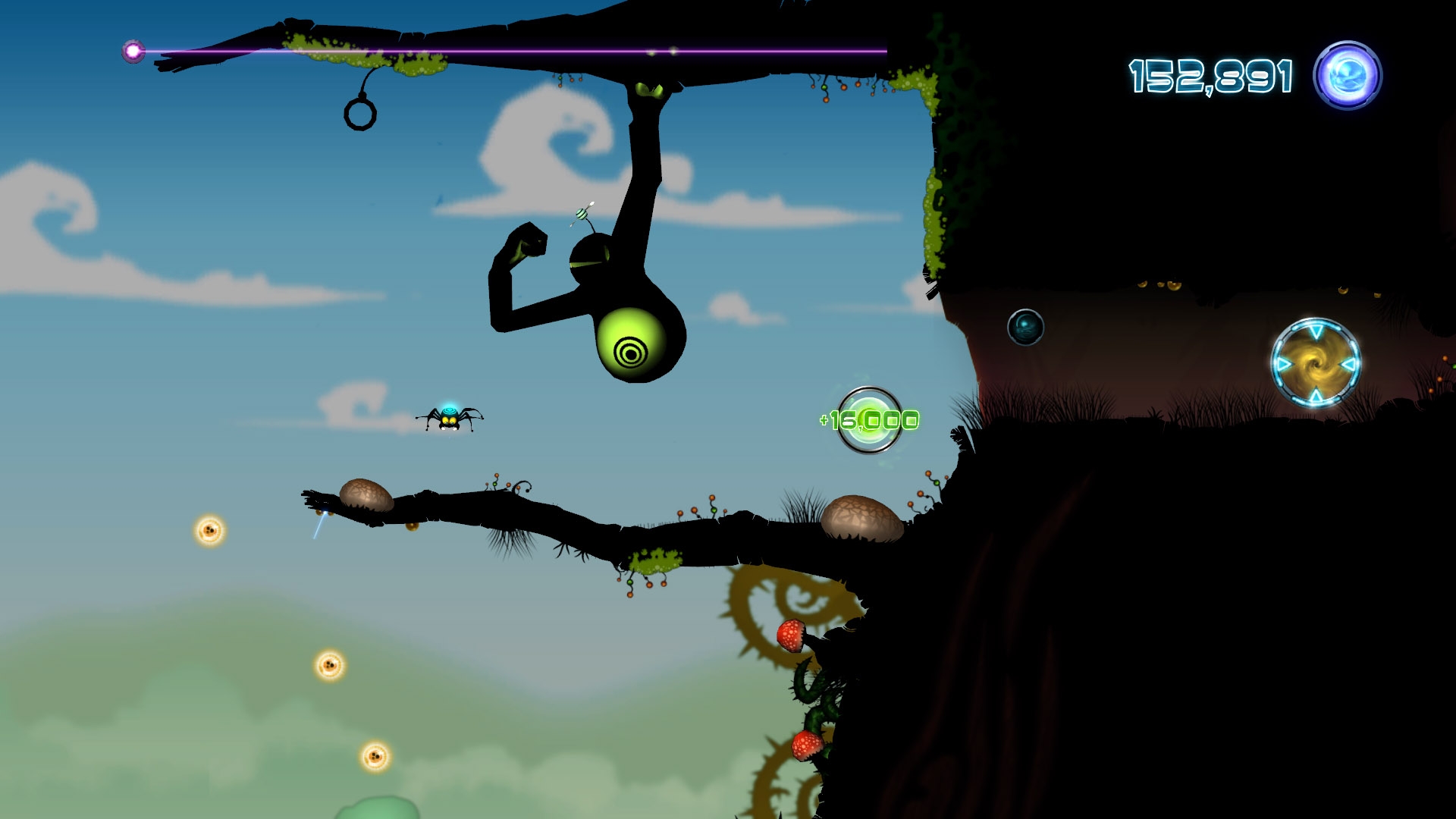 Скриншот из игры Alien Spidy под номером 3