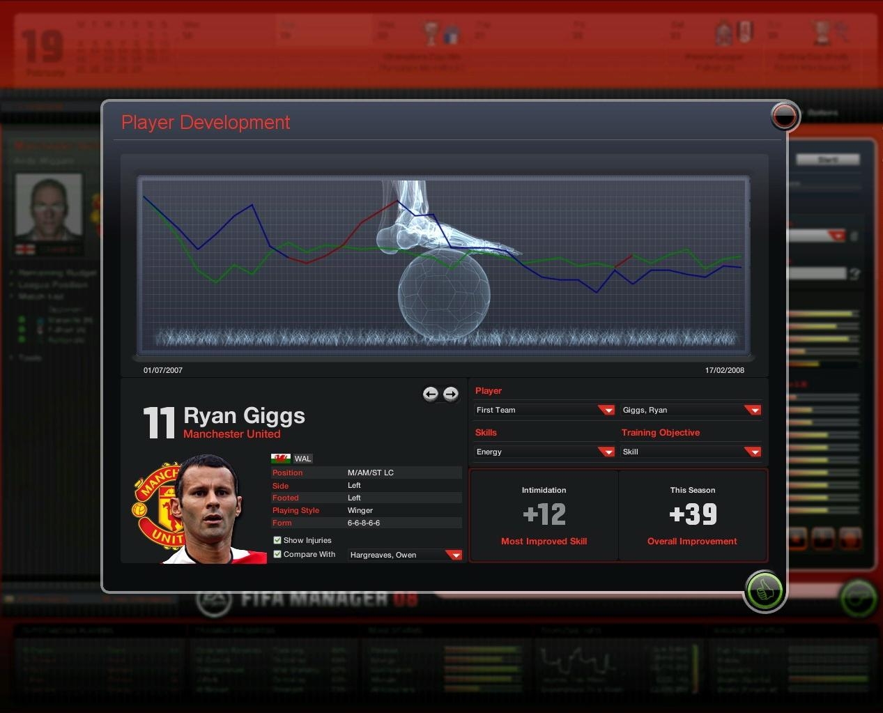 Скриншот из игры FIFA Manager 08 под номером 2
