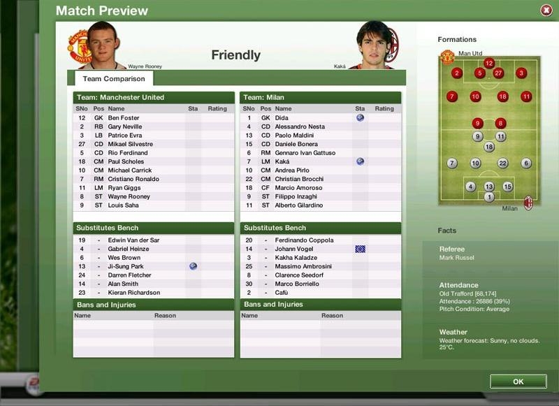 Скриншот из игры FIFA Manager 07 под номером 31