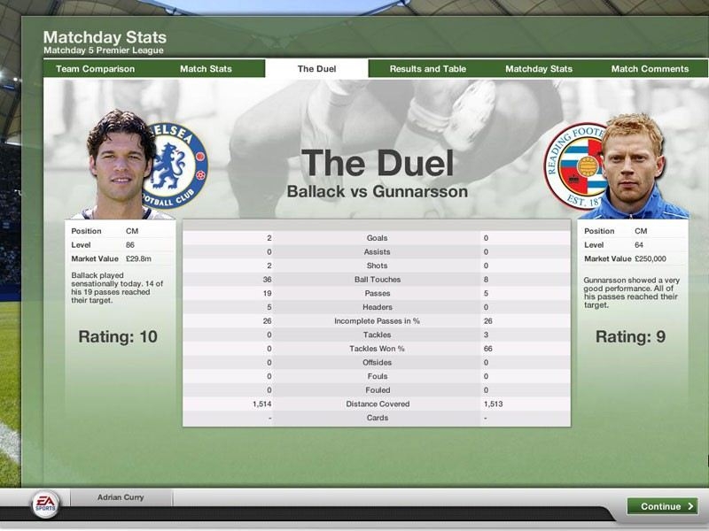 Скриншот из игры FIFA Manager 07 под номером 46