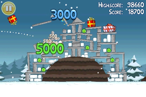 Скриншот из игры Angry Birds Seasons под номером 10