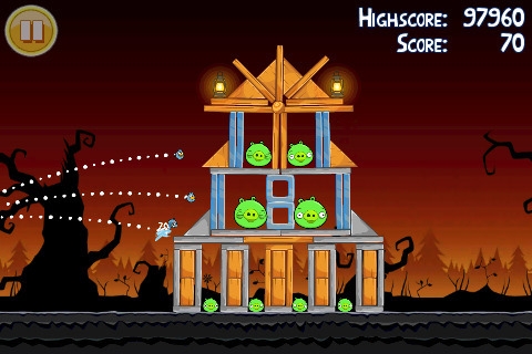 Скриншот из игры Angry Birds Seasons под номером 2